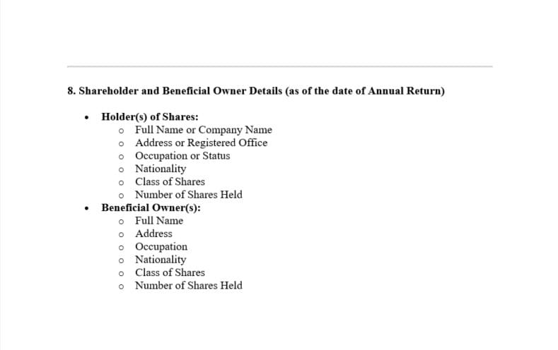 Annual Return Filing Service