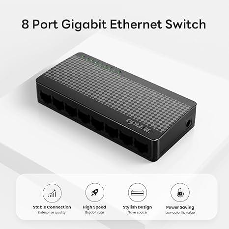 Tenda v3.1 8-Port Gigabit Ethernet Switch   TEG1008M