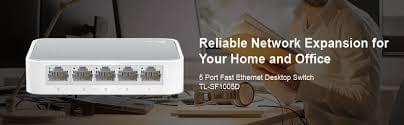 5埠 10/100Mbps 桌上型交換器  