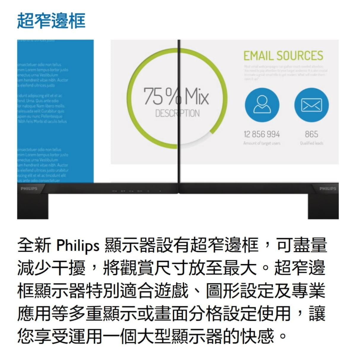 Philips 飛利浦 223V7QHAB/69 22吋 全高清 LCD 顯示器