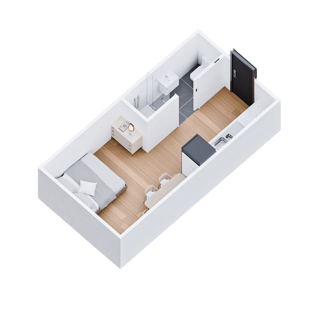 Our Tiny Houses are designed to maximize space while providing all the comforts of home. Each unit is thoughtfully crafted to ensure functionality and style, creating a cozy environment ideal for modern living. Compact Living Solutions What We Offer Tiny Houses