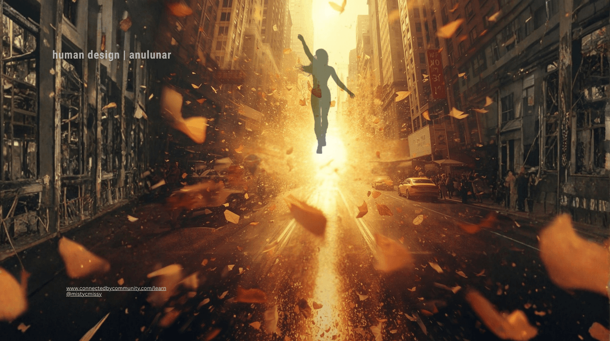 A silhouette of a woman ascending in a golden burst of light amidst a bustling city street, representing the Left Angle Cross of The Plane. The image captures the 'Witness of Humanity' finding clarity and awakening within the chaotic friction of modern life