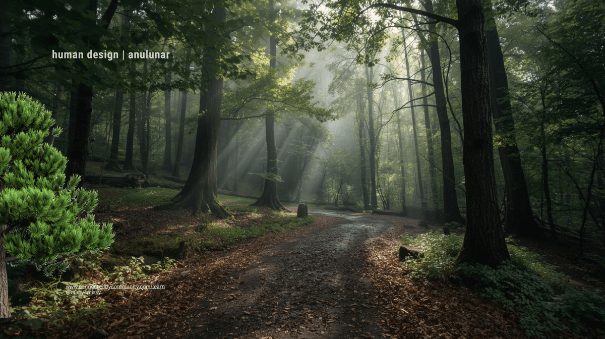 Human Design artwork representing the Left Angle Cross of Limitation 42 32 60 56, symbolizing completion of cycles, instinctive wisdom, natural boundaries, and storytelling.