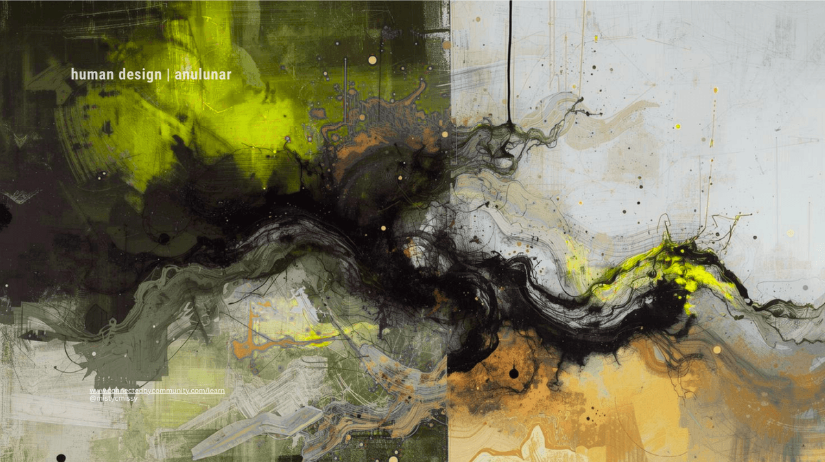 Abstract human design artwork representing the Right Angle Cross of Rulership 26 45 47 22, symbolizing ethical influence, community leadership, emotional grace, and mental realization.