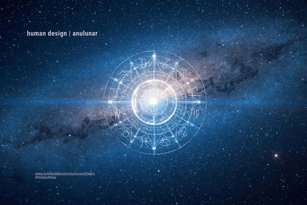 Glowing cosmic astrology mandala compass with radiant white center, zodiac symbols, and swirling blue galaxy backdrop, representing Left Angle Cross of the Alpha (41/31 | 44/24) visionary leadership and pattern recognition