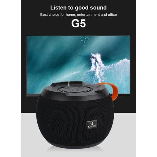 Kisoni C15 Portable Bluetooth - Black Speaker