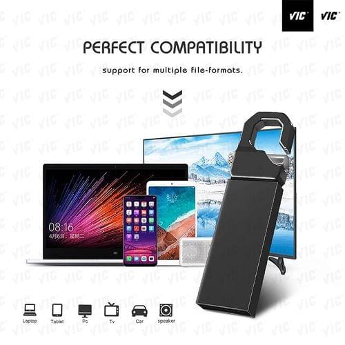 VIC 256GB USB3.0 Metal Flash Drives Portable Usb Drive Waterproof Memoria Usb Disk