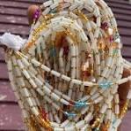 Glow in the dark waist beads Ghana women light out waist beads crystal 5 Piece