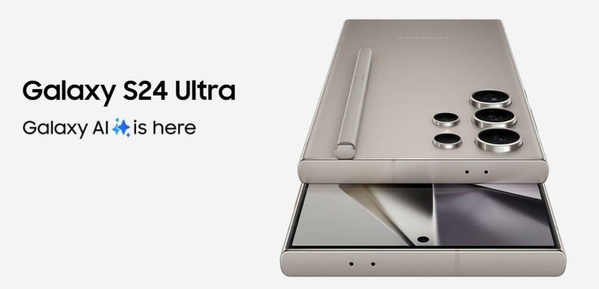 Samsung Galaxy S24 Ultra AI - 5G - 200MP Rear/12MP Front - 256GB ROM - 12GB RAM - 5000mAh - Titanium