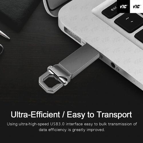 VIC 256GB USB3.0 Metal Flash Drives Portable Usb Drive Waterproof Memoria Usb Disk