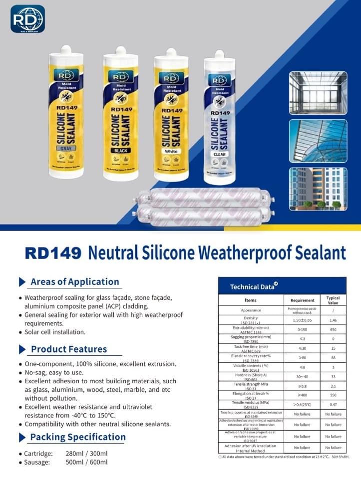 RD149 Neutral silicone sealant one-component  1