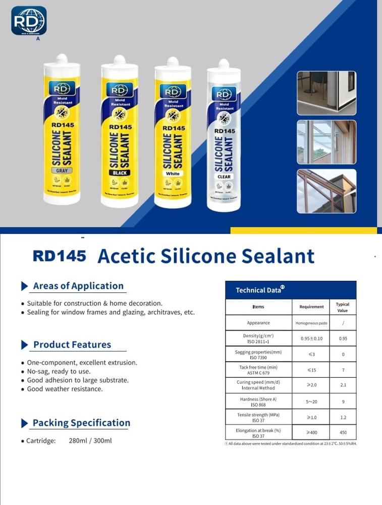 RD145 Aseptic slicone sealant