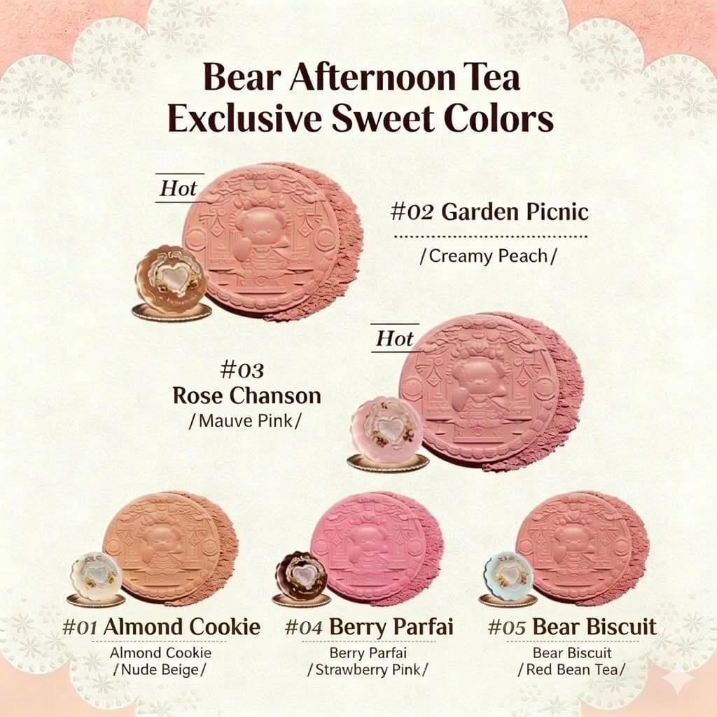 The Sweetie Bear Silk Satin Blush
