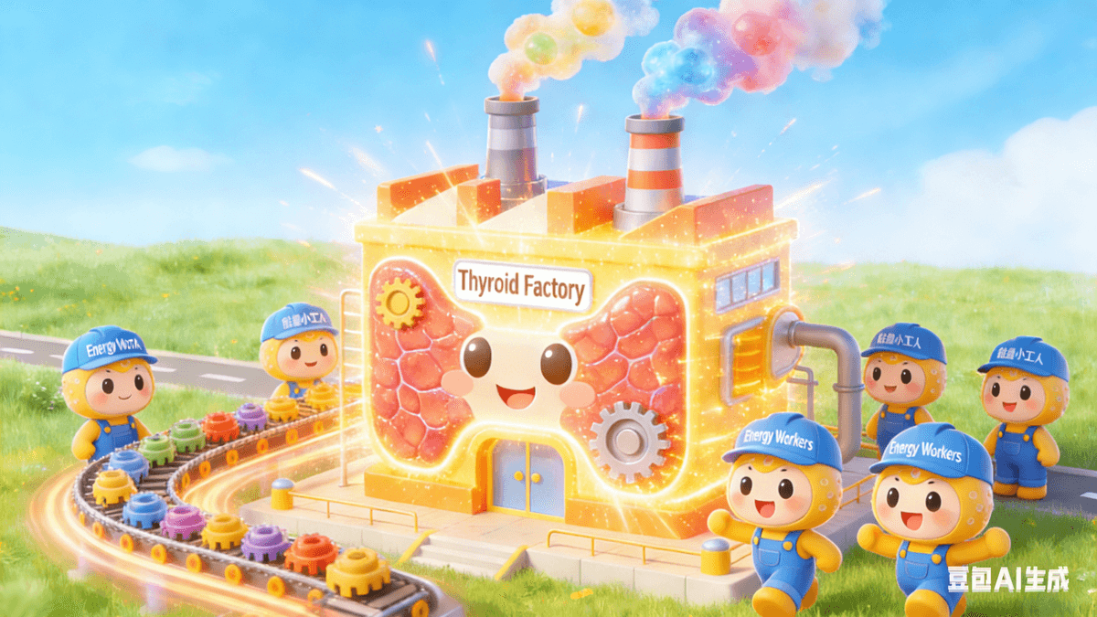 1. First, understand what "hyperthyroidism" is. We can think of yperthyroidism as: the thyroid gland, this "hormone factory," is over-excited, producing hormones day and night in an excessive amount. These excess hormones spread throughout the body, causing excessive sweating, a rapid heartbeat, and difficulty gaining weight despite eating a lot—like a small engine constantly running at "high speed."