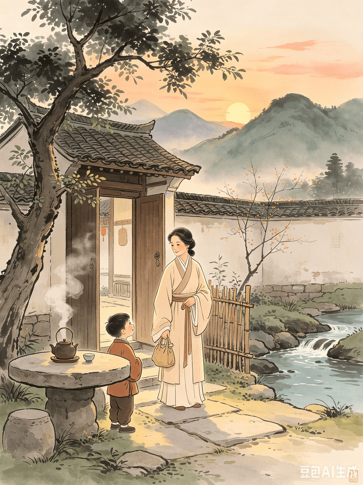 Ten Healing Poems from the Early Tang: Dissolving Overthinking, Cultivating a Relaxed Life Chapter 8: He Zhizhang's Returning Home (Part 1) — Accepting the Passage of Time, Letting Go of Attachments, and Enjoying Simple Affection I. The Original Poem Young, I left home; old, I returned. My local accent unchanged, my temples streaked with gray. Children I met knew me not, Smiling, they asked, "From where does this guest come?" II. Interpretation In his later years, He Zhizhang resigned from office and returned to his hometown. Having left as a youth to pursue a career, he had endured half a lifetime of political ups and downs. Upon returning to his native soil in old age, he found that while "things remained, people had changed" (物是人非). Moved by his decades of wandering and the relentless flow of time, he penned this poem of release. He left his hometown as a young man chasing ambition, only to return with white hair. Though his native accent remained unaltered, his temples were now aged and gray. The local children, completely unfamiliar with him, smilingly asked where this stranger had come from. In just twenty-eight characters, the poem encapsulates the passage of time, the changes in his hometown, a lifetime of wandering, and the poignant reality that while places endure, people change. The poem contains no bitter complaints or unfulfilled regrets, only a serene acceptance and release. He Zhizhang spent half his life chasing fame and fortune, holding high office and enduring constant toil. He, too, once clung to career advancement and the glory of success. Only upon returning home in his twilight years did he truly see: time is irreversible, and youth cannot be held back. Youthful ambition, past glories, and vanished years will all eventually dissipate like wind. There's no need to resist aging, no need to cling to past achievements, and no need to demand that one's hometown remain unchanged or that life return to how it once was. All things change and evolve with time; this is the fundamental law of the world. Letting go of youthful obsessions, the pursuit of fame, and past attachments, one realizes that life's best destination is never grand success, but rather the warmth of ordinary life, stable and at ease. Accepting the changes wrought by time is, in itself, self-reconciliation. III. Practical Application Modern people frequently experience a specific type of obsessive overthinking: •	Yearning for carefree youth: lamenting the march of time that brings aging, plagued by appearance anxiety and age-related insecurity. •	Clinging to past glories: unable to accept current career mediocrity, dwelling on past successes, unwilling to embrace an ordinary present. •	Obsessing over old people and scenes: nostalgic for bygone days, old friends, and former lifestyles, resisting environmental and life changes. •	Regretting youthful choices: lamenting missed opportunities, stuck in the past, unable to live in the present. They simultaneously reminisce about the past and worry about the future, yet are unable to settle into the simplicity of the present, constantly restless and never content. This poem offers a method for reconciling with the passage of time: 1.	Fully reconcile with the flow of time. Aging is an inevitable path for everyone. There's no need for appearance anxiety or age-related self-consciousness. Every age has its unique charm; there's no need to forcibly cling to youth. 2.	Let go of the obsession with past glories. Past achievements, fame, and love belong to the past; they do not define your current life. Don't compare your present ordinariness to past brilliance. Accept the ups and downs of your career. 3.	Accept that "things remain, but people change" (物是人非) as normal. Old friends drifting apart, environments changing, life evolving—these are all normal. There's no need to insist on returning to the past. 4.	Surrender to the present and enjoy its simple warmth. Compared to chasing external fame and fortune, the well-being of family, stable meals, and the affection of home are the true foundations of life. Reduce dwelling on the past and worrying about the future. Cultivate the present, let go of all attachments, and find contentment in what you have. Only then can you find inner peace and freedom from worry. The past cannot be chased, and gains and losses are not entirely within our control. Let go of old attachments, accept life's ebb and flow. With no backward glances, move forward with ease. Seeing gains and losses lightly brings peace to everything.  Dix poèmes de guérison du début de la dynastie Tang : Dissoudre les ruminations, cultiver une vie sereine  Chapitre 8 : Le retour de He Zhizhang au pays (1re partie) — Accepter le passage du temps, se détacher des attachements et savourer la simplicité de l’affection  I. Le poème original : Jeune, j’ai quitté ma patrie ; vieux, j’y suis revenu. Mon accent local est resté le même, mes tempes grisonnantes. Les enfants que j’ai rencontrés ne me reconnaissaient pas. Souriants, ils m’ont demandé : « D’où vient cet invité ?»  II. Interprétation : À la fin de sa vie, He Zhizhang a démissionné de ses fonctions et est retourné dans sa ville natale. Parti jeune pour poursuivre une carrière, il avait traversé une grande partie de sa vie, marquée par les aléas de la politique. De retour sur sa terre natale à un âge avancé, il constata que si « les choses étaient restées les mêmes, les gens avaient changé » (物是人非). Ému par ses décennies d’errance et l’écoulement inexorable du temps, il écrivit ce poème de libération. Il quitta sa ville natale, jeune homme, animé par l'ambition, pour n'y revenir que les cheveux blancs. Si son accent natal demeura intact, ses tempes étaient désormais grisonnantes. Les enfants du village, qui ne le connaissaient pas, lui demandèrent avec un sourire d'où venait cet étranger. En seulement vingt-huit caractères, le poème résume le passage du temps, les transformations de sa ville natale, une vie d'errance et la poignante réalité que si les lieux demeurent, les êtres, eux, changent.  Le poème ne contient ni plaintes amères ni regrets inassouvis, seulement une acceptation sereine et un apaisement. He Zhizhang consacra la moitié de sa vie à la poursuite de la gloire et de la fortune, occupant de hautes fonctions et endurant un labeur incessant. Lui aussi s'était jadis accroché à l'avancement professionnel et à la gloire du succès. Ce n'est qu'à son retour chez lui, à la fin de sa vie, qu'il comprit véritablement : le temps est irréversible et la jeunesse ne peut être retenue. L'ambition de jeunesse, les gloires passées et les années révolues finiront par se dissiper comme le vent. Il n'est pas nécessaire de résister au vieillissement, ni de s'accrocher à ses succès passés, ni d'exiger que sa ville natale reste inchangée ou que la vie redevienne comme avant. Tout change et évolue avec le temps ; c'est la loi fondamentale du monde. En se libérant des obsessions de la jeunesse, de la quête de la gloire et des attachements passés, on réalise que la meilleure destination de la vie n'est jamais le succès fulgurant, mais plutôt la chaleur d'une vie ordinaire, stable et paisible. Accepter les changements engendrés par le temps est, en soi, une forme de réconciliation avec soi-même.  III. Application pratique. Les personnes modernes sont souvent sujettes à un type particulier de rumination obsessionnelle :  • Nostalgie de l'insouciance de la jeunesse : déplorer le passage du temps qui apporte le vieillissement, être en proie à l'anxiété liée à l'apparence et à l'insécurité liée à l'âge.  • Attachement aux gloires passées : incapacité à accepter la médiocrité professionnelle actuelle, ressasser les succès passés, refus d'embrasser un présent ordinaire. • Obsession pour les personnes âgées et les scènes d'antan : nostalgie du passé, des vieux amis et des modes de vie d'autrefois, résistance aux changements environnementaux et existentiels.  • Regrets de jeunesse : regrets des occasions manquées, incapacité à vivre le présent, prisonnier du passé. Ces personnes se remémorent le passé tout en s'inquiétant de l'avenir, sans parvenir à la simplicité du présent, constamment agitées et jamais satisfaites.  Ce poème propose une méthode pour accepter le passage du temps :  1. Acceptez pleinement le cours du temps. Vieillir est inévitable pour tous. Inutile de s'inquiéter de son apparence ou d'avoir des complexes liés à l'âge. Chaque âge a son charme unique ; il n'est pas nécessaire de s'accrocher désespérément à la jeunesse.  2. Lâchez prise sur l'obsession des gloires passées. Les succès, la célébrité et l'amour d'autrefois appartiennent au passé ; ils ne définissent pas votre vie actuelle. Ne comparez pas votre quotidien ordinaire à votre éclat passé. Acceptez les hauts et les bas de votre vie. 3. Acceptez que « les choses restent, mais les gens changent » (物是人非) soit normal. Les vieux amis qui s'éloignent, les environnements qui changent, la vie qui évolue : tout cela est normal. Il est inutile de s'obstiner à retourner dans le passé.  4. Abandonnez-vous au présent et appréciez sa simple chaleur. Comparé à la poursuite de la gloire et de la fortune, le bien-être de la famille, des repas réguliers et l'affection du foyer sont les véritables fondements de la vie. Cessez de ressasser le passé et de vous inquiéter pour l'avenir. Cultivez le présent, détachez-vous de tout et trouvez le contentement dans ce que vous avez. C'est seulement ainsi que vous trouverez la paix intérieure et la sérénité.  Le passé ne peut être rattrapé, et les gains et les pertes ne sont pas entièrement sous notre contrôle. Lâchez prise sur les vieux attachements, acceptez le flux et le reflux de la vie. Sans vous retourner, avancez sereinement. Aborder les gains et les pertes avec légèreté apporte la paix intérieure.