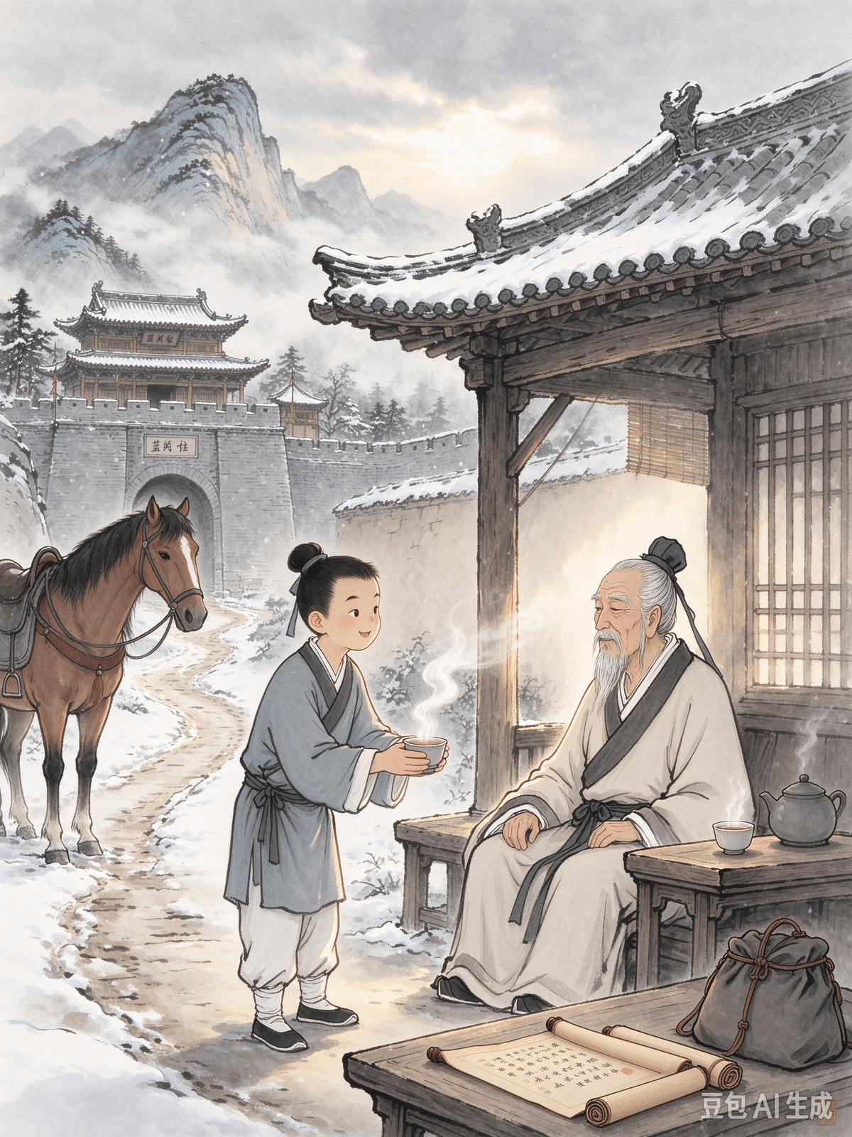 Classical Poetry Healing Article 7: Han Yu's "Leftward Relegation to Blue Pass, Presented to My Grandnephew Xiang" — Accepting Setbacks, Staying True to Yourself, and Facing Adversity with Open-Mindedness I. Original Poem A memorial submitted to the ninth heaven at dawn, Exiled by evening to Chaozhou, eight thousand leagues away. Desiring to rid the wise sage's reign of corruption, Would I spare my decaying body and remaining years? Clouds shroud the Qinling Mountains—where is my home? Snow chokes Blue Pass—my horse refuses to move. I know you have come from afar with a purpose, To kindly collect my bones by the pestilence-ridden river. II. Poem Interpretation Han Yu spoke truth to power, submitting a memorial in the morning, only to be banished by evening to a desolate land thousands of miles away. The road ahead is blocked by heavy snow and dense clouds; his future is bleak, filled with grievance and hardship. This poem of exile fully expresses the agony of suffering unfair blows despite adhering to the righteous path, yet it harbors top-tier resilience for self-healing in adversity. Even though he was falsely accused, demoted, and faced a treacherous journey, the poet never denied his original intent: his admonition was to eradicate corruption for the nation, and even if it cost him his remaining years and sent him to a savage land, he did not regret his choice. This poem cures the deep internal friction of "staying true to oneself but suffering blows." Many people stick to their bottom lines, work diligently, and treat others with sincerity, only to face ostracization, misunderstanding, and suppression. Consequently, they begin to doubt themselves, agonizing over "whether it is worth staying on the right path," and are caught in a constant tug-of-war between feeling wronged and wavering in their beliefs. Han Yu provides the answer: setbacks and unfairness are external circumstances, while original intent and principles are your inner core; the two do not need to be bound together. Circumstances can be rocky, but your heart does not need to waver. The outside world may fail you, but you do not need to negate the principles you have long upheld. The broad-minded core of the poem has two layers: first, accepting adversity—frankly acknowledging current hardships without deceiving oneself that everything is going smoothly; second, holding onto one's true self—not compromising or blindly following others because of a single blow. Once you decide something is worthwhile, even if the road ahead is blocked by wind and snow, your original intent remains unchanged. Adversity is merely a temporary circumstance; your original intent is your lifelong foundation. III. Real-world Application There is a massive amount of internal friction related to "suffering setbacks for doing the right thing" in the workplace and in personal growth: working diligently without cutting corners, only to be marginalized by colleagues or ignored by leadership; upholding a bottom line of integrity, refusing to take shortcuts, and thereby missing out on short-term gains; speaking up for justice to point out problems, only to be isolated and misunderstood. This leads to self-doubt, wondering whether to just go with the flow. Struggling between the unwillingness to give up one's principles and the unbearable weight of external pressure causes long-term mental exhaustion. You can utilize Han Yu's mindset for adversity to dissolve the internal friction of feeling wronged and to maintain an open-minded attitude: •	Accept the unfairness of the world and stop the victim mentality. Being sincere, upright, and grounded does not guarantee you will be treated kindly. In the adult world, there is no absolute equivalent exchange. Encountering setbacks while staying on the right path is normal. There is no need to repeatedly ask, "Why is it always me?" Reduce the agony brought by an obsession with absolute fairness. •	Separate external circumstances from your original intent. External suppression, misunderstandings, and low points are only temporary situations; they do not prove that your principles are wrong. You don't need to overthrow the bottom lines and pursuits you've long identified with just because of temporary adversity. Hold onto your inner values, and do not compromise with a fickle environment. •	Allow yourself to feel wronged; do not force false positivity. Even Han Yu lamented the difficult road ahead and having nowhere to call home. When in adversity, you don't need to force yourself to be optimistic. Calmly accept your feelings of sadness and reluctance, express them moderately, and do not suppress your inner grievances. •	Lengthen your life perspective and take temporary gains and losses lightly. A demotion, a misunderstanding, or a low point is just one snowy stretch on the long road of life. You don't need to negate your entire life because of it. Steady your heart, step forward firmly, and the wind and rain will eventually pass. Even if the road ahead is filled with a blizzard, the righteous path in your heart must not deviate. Accept the bitterness of adversity, hold fast to your original intent, and use an open mind to weather all unfairness and low points.  La poésie classique comme source de guérison Article 7 : « Relégation vers le col de Lan (Col Bleu) : poème offert à mon petit-neveu Xiang » de Han Yu — Accepter les revers, rester fidèle à soi-même et affronter l'adversité avec sérénité I. Le poème original Au petit matin, je soumets un mémoire au trône céleste ; le soir même, je suis banni à Chaozhou, à huit mille lieues de là. Voulant purifier le règne du sage souverain de toute corruption, comment aurais-je pu ménager mon corps vieillissant et le peu d'années qu'il me restait ? Les nuages enveloppent les monts Qinling — où est ma demeure ? La neige bloque le col de Lan — mon cheval refuse d'avancer. Je sais que tu es venu de loin, avec une mission : recueillir avec bienveillance mes ossements au bord de ce fleuve pestilentiel. II. Interprétation du poème Han Yu a osé dire la vérité au pouvoir : il a soumis un mémoire le matin, pour être banni le soir même vers une terre désolée située à des milliers de kilomètres. La route qui s'ouvre devant lui est obstruée par une neige épaisse et des nuages denses ; son avenir est sombre, marqué par l'amertume et l'adversité. Ce poème d'exil exprime toute la douleur de subir une injustice alors que l'on a suivi la voie de la droiture ; pourtant, il recèle une résilience exceptionnelle, capable de guérir l'âme face à l'épreuve. Bien qu'accusé à tort, rétrogradé et confronté à un périple périlleux, le poète n'a jamais renié son intention initiale : son avertissement visait à éradiquer la corruption pour le bien de la nation. Même si cela devait lui coûter ses dernières années et l'exiler sur une terre sauvage, il ne regrettait pas son choix. Ce poème apaise le conflit intérieur profond né du fait de « rester fidèle à soi-même tout en subissant des coups ». Beaucoup de gens défendent leurs principes, travaillent avec diligence et traitent autrui avec sincérité, pour finalement se heurter à l'exclusion, à l'incompréhension et à l'oppression. En conséquence, ils commencent à douter d'eux-mêmes, se demandant avec angoisse si « cela vaut la peine de rester sur le droit chemin », tiraillés en permanence entre le sentiment d'injustice et l'ébranlement de leurs convictions. Han Yu apporte la réponse : les revers et les injustices sont des circonstances extérieures, tandis que l'intention initiale et les principes constituent votre essence profonde ; il n'est pas nécessaire de lier indissolublement les deux. Les circonstances peuvent être tumultueuses, mais votre cœur n'a pas besoin de vaciller. Le monde extérieur peut vous faire défaut, mais rien ne vous oblige à renier les principes que vous défendez depuis longtemps. La portée profonde de ce poème s'articule autour de deux axes : premièrement, l'acceptation de l'adversité — reconnaître honnêtement les épreuves actuelles sans se bercer d'illusions sur la facilité des choses ; deuxièmement, la fidélité à soi-même — ne pas faire de compromis ni suivre aveuglément les autres sous le coup d'une déconvenue. Une fois que vous avez jugé une chose juste et valable, votre intention initiale demeure inébranlable, même si le chemin est entravé par le vent et la neige. L'adversité n'est qu'une circonstance passagère, tandis que votre intention initiale constitue le fondement de toute une vie. III. Application concrète Le fait de « subir des revers pour avoir agi avec droiture » engendre, tant dans la vie professionnelle que dans le développement personnel, une immense tension intérieure : travailler avec diligence sans chercher la facilité, pour finalement être marginalisé par ses collègues ou ignoré par la hiérarchie ; maintenir une intégrité sans faille et refuser les raccourcis, au risque de manquer des gains immédiats ; défendre la justice en signalant des problèmes, pour se retrouver isolé et incompris. Ces situations suscitent le doute et l'envie de simplement « suivre le courant ». Le tiraillement entre le refus d'abandonner ses principes et le poids insupportable de la pression extérieure conduit à un épuisement mental durable. Vous pouvez adopter l'état d'esprit de Han Yu face à l'adversité pour apaiser ce conflit intérieur né du sentiment d'injustice et cultiver une attitude ouverte : •	Acceptez l'injustice du monde et renoncez à la mentalité de victime. Être sincère, droit et intègre ne garantit pas que l'on sera traité avec bienveillance. Dans le monde des adultes, il n'existe pas d'équivalence absolue dans les échanges. Rencontrer des obstacles tout en restant sur la bonne voie est chose normale. Inutile de se demander sans cesse : « Pourquoi moi ? » Il faut alléger la souffrance causée par l'obsession d'une justice absolue. •	Dissociez les circonstances extérieures de votre intention initiale. Les pressions extérieures, les malentendus et les périodes difficiles ne sont que des situations temporaires ; ils ne prouvent en rien que vos principes sont erronés. Il n'est pas nécessaire de renier vos principes fondamentaux et les objectifs auxquels vous vous identifiez depuis longtemps simplement en raison d'une adversité passagère. Restez fidèle à vos valeurs profondes et ne faites pas de compromis face à un environnement changeant. •	Autorisez-vous à ressentir un sentiment d'injustice ; ne vous forcez pas à afficher un optimisme de façade. Même Han Yu déplorait les épreuves qui l'attendaient et l'absence de foyer où se poser. Face à l'adversité, nul besoin de vous contraindre à l'optimisme. Accueillez sereinement votre tristesse et vos réticences, exprimez-les avec mesure et ne refoulez pas vos griefs intérieurs. •	Voyez les choses à long terme et ne vous attardez pas outre mesure sur les gains ou les pertes passagers. Un déclassement, un malentendu ou une mauvaise passe ne sont que des passages enneigés sur le long chemin de la vie ; ils ne doivent pas remettre en cause toute votre existence. Gardez le cœur serein, avancez avec détermination, et le vent comme la pluie finiront par s'apaiser. Même si la route qui s'étend devant vous est balayée par le blizzard, ne déviez pas de la voie juste que vous portez en votre cœur. Acceptez l'amertume de l'adversité, restez fidèle à votre intention initiale et affrontez les injustices et les épreuves avec un esprit ouvert.