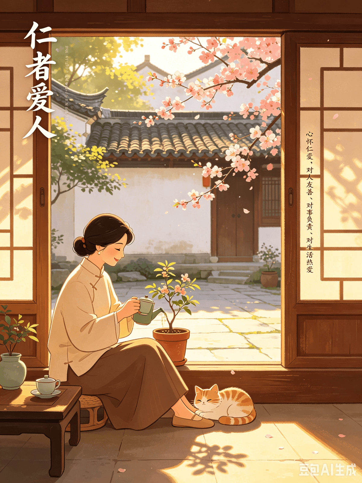 Eastern Philosophy Wisdom Series No. 30: Confucianism’s “Heart of Benevolence” — With Love Inside, Life Shines Bright I. Philosophical Interpretation The core of the Confucian concept "The benevolent man loves others" (Ren Zhe Ai Ren) is to hold a heart of kindness: to be friendly toward people, responsible in your actions, and passionate about life. Benevolence is not just about grand, heroic gestures; it is found in daily acts of empathy, tolerance, care, and warmth.  A person with love in their heart sees the world as warm, others as kind, and life as beautiful. Conversely, someone filled with indifference finds fault everywhere, living in a cycle of complaint and conflict. Benevolence is not about sacrificing yourself; it is about nourishing your own soul. It isn’t about people-pleasing; it’s about illuminating your own path. When there is love within, life naturally glows. II. Practical Application In practice, this means showing a bit more patience and care toward your family to create a warmer home. It means offering more understanding and help to colleagues to foster a harmonious workplace. When you approach life with zest and sincerity, even ordinary days become more flavorful.  Many who once felt cold or cynical have found that practicing benevolence transforms their mindset into something far more positive, attracting warmth in return. Benevolence isn't an exhausting "output" of energy—it is a two-way street of warmth that leads to genuine happiness. III. Summary A heart of benevolence is the brightest light a person can carry. The quality of our lives depends entirely on the state of our hearts: if there is love within, love is everywhere; if there is warmth within, the world feels cozy; if there is light within, the darkness vanishes. Love is hidden in the smallest details: a "thank you," a helping hand, a moment of patience, or an act of forgiveness. Benevolence is not a high bar set only for saints; it is a daily practice for everyone. Being good to your family is a blessing; being kind to others is a mark of character; being in love with life is true wisdom. To practice benevolence is to choose kindness and patience every day. It means trading complaints for empathy and indifference for engagement. Gradually, you will realize that while the world around you may not have changed, your eyes now hold light, your heart holds warmth, and your feet find a clearer path. Living with love is the ultimate way to live a luminous life. Sagesse de la Philosophie Orientale  Série n° 30 : « Le Cœur de la Bienveillance » du confucianisme — L’amour au cœur, la vie rayonne  I. Interprétation philosophique  L’essence du concept confucéen « L’homme bienveillant aime les autres » (Ren Zhe Ai Ren) réside dans la bonté du cœur : être amical envers autrui, responsable de ses actes et passionné par la vie. La bienveillance ne se limite pas aux grands gestes héroïques ; elle se manifeste dans les actes quotidiens d’empathie, de tolérance, d’attention et de chaleur humaine.  Une personne qui a l’amour au cœur perçoit le monde comme chaleureux, les autres comme bienveillants et la vie comme belle. À l’inverse, une personne indifférente critique tout, prisonnière d’un cycle de plaintes et de conflits. La bienveillance ne consiste pas à se sacrifier, mais à nourrir son âme. Il ne s’agit pas de plaire à tout le monde, mais d’éclairer son propre chemin. Quand l’amour est présent en nous, la vie rayonne naturellement.  II. Application pratique  Concrètement, cela signifie faire preuve de plus de patience et d'attention envers sa famille pour créer un foyer chaleureux. Cela signifie aussi offrir davantage de compréhension et d'aide à ses collègues pour favoriser un environnement de travail harmonieux. Aborder la vie avec enthousiasme et sincérité donne du sens même aux journées les plus ordinaires.  Nombreux sont ceux qui, autrefois froids ou cyniques, ont constaté que la bienveillance transforme leur état d'esprit en quelque chose de bien plus positif, attirant en retour de la chaleur humaine. La bienveillance n'est pas un gaspillage d'énergie, mais un échange chaleureux qui mène au bonheur véritable.  III. Résumé Un cœur bienveillant est la plus belle lumière qu'une personne puisse porter. La qualité de notre vie dépend entièrement de l'état de notre cœur : si l'amour nous habite, l'amour est partout ; si la chaleur nous habite, le monde est réconfortant ; si la lumière nous habite, les ténèbres disparaissent.  L'amour se cache dans les plus petits détails : un « merci », un coup de main, un instant de patience, un acte de pardon. La bienveillance n'est pas un idéal réservé aux saints ; c'est une pratique quotidienne pour chacun. Prendre soin de sa famille est une bénédiction ; la gentillesse envers autrui est une marque de caractère ; aimer la vie est la véritable sagesse.  Pratiquer la bienveillance, c'est choisir la bonté et la patience chaque jour. C'est troquer les plaintes contre l'empathie et l'indifférence contre l'engagement. Peu à peu, vous réaliserez que même si le monde autour de vous n'a pas changé, votre regard s'illumine, votre cœur se réchauffe et vos pas trouvent un chemin plus clair. Vivre dans l'amour est la voie par excellence vers une vie rayonnante.