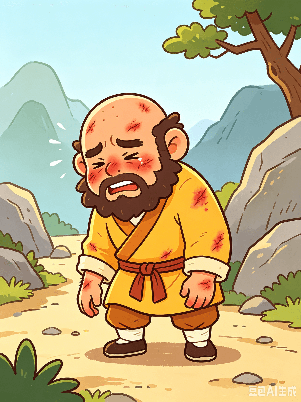 Journey to the West (Immunity Version) Episode 18: The Acolytes’ Revenge – The Chaos of Inflammation Sun Wukong rode his Somersault Cloud to the South Sea and appeared before Guanyin Bodhisattva. He bowed low, his voice filled with urgency. "Bodhisattva, please save the Ginseng Fruit Tree! We acted out of ignorance and damaged the Vital Roots, triggering an autoimmune alert. I beg for the Sweet Dew from your Jade Vase to repair the tree and fix our mistake." Guanyin smiled gently. "Sun Wukong, do you understand your error? That tree represents the Healthy Cells of the kingdom. To harm it is to lead an immune attack against one’s own body. Without repair, the people will waste away in an Autoimmune Crisis." Wukong knelt. "I understand now. I will never be so reckless again. Please, save the people!" The Bodhisattva handed him the Jade Vase. "This Sweet Dew represents Immune Repair Factors. It can heal damaged tissues and restore balance. Go quickly, but remember: the goal of the immune system is not just to kill enemies, but to protect the self. If you break that balance again, even Tang Seng's prayers cannot save you." Wukong returned to the temple and found the Great Immortal Zhenyuan waiting by the withered tree. His face was stern. With a flick of his wrist, Wukong sprinkled the Sweet Dew. The dry bark turned green, buds burst into leaves, and the infant-like fruits returned to the branches.  Zhenyuan’s expression softened. "Sun Wukong, your recognition skills are flawed, and your temper is short. I will forgive you this once. But never forget: true protection means guarding the roots as much as fighting the demons." The pilgrims thanked the Immortal and prepared to leave. However, the two young acolytes, Qingfeng and Mingyue, were still fuming. They felt the travelers hadn't been punished enough for their disrespect. They decided to teach the group one last painful lesson. As the travelers reached a deep valley within Wanzhou Mountain, the noon sun became unbearable. "Master," Bajie groaned, "I'm roasting! Can we rest? I feel like I'm going to overheat!" Suddenly, a fierce wind whipped through the valley, but it wasn't a cooling breeze. It was thick with microscopic, jagged red dust. Everyone began to cough; their skin grew red, itchy, and hot. "Master, this wind is strange!" Wukong shouted, swinging his staff to clear the air. "My eyes are burning!" Tang Seng covered his mouth, coughing into his sleeve. "Wukong, this is the 'Blazing Qi Formation' set by the acolytes. It represents Inflammatory Mediators—the chemical signals that cause Inflammation. It makes the body red, hot, swollen, and painful. If we don't break it, the inflammation will spiral out of control and damage our own healthy tissues!" "Those little brats!" Bajie roared, raising his rake. "I'll go back there and show them real pain!" "Stop, Bajie!" Tang Seng warned. "Attacking them will only make it worse. This is Pathological Inflammation. If you react with more aggression, it’s like immune cells over-releasing chemicals (a Cytokine Storm), which only increases the damage to ourselves!" Sandy was already struggling; his skin was flushed and his limbs felt like lead. "Master, I can't even hold my staff... I'm too weak to produce antibodies!" Tang Seng gave the order: "Wukong, find the 'core' of this formation—the source of the irritation. Bajie, release Regulatory Signals to tell the immune cells to stop overreacting. Sandy, focus on producing Anti-inflammatory Factors to neutralize the redness and heat. White Dragon, stay close and shield us!" They struggled to execute the plan, but the acolytes appeared in the mist, mocking them. "How does it feel, Great Sage? You damaged our tree, so now you can feel the burn of your own defenses!" "We’ve apologized and fixed the tree!" Wukong yelled through the haze. "This revenge is causing a 'storm' that could hurt the innocent! Stop this now before the inflammation becomes permanent!" Tang Seng looked at the acolytes with compassion despite his pain. "Children, inflammation is meant to be a defense, a way to heal. But when fueled by rage, it becomes a disease. A healthy system seeks Homeostasis—balance—not endless war. Your anger is only poisoning the air we all breathe." Qingfeng and Mingyue froze. Looking at the travelers' suffering and remembering their Master’s teachings on balance, their hearts softened. "We... we went too far," Mingyue whispered.  They performed a counter-spell, and the red dust settled. Sandy’s anti-inflammatory "treasures" swept through the air, neutralizing the remaining heat. The redness on their skin faded, and the pain subsided.  The acolytes bowed low. "Honored Monk, we were wrong to let our anger cause a 'storm.' We will study the way of balance from now on." Tang Seng smiled weakly. "Remember, inflammation is a tool to clear away intruders, but it must be controlled. Too much fire burns the house it's meant to protect." As they walked away from the Five-Village Temple, Bajie rubbed his sore arms. "Master, I've learned my lesson. No more causing trouble. This 'inflammation' stuff is no joke." Wukong laughed. "Let's hope you remember that, idiot."  But as they approached the looming White Tiger Ridge, Wukong’s smile faded. A new scent was on the wind—something cold, something that didn't look like a demon at all, but acted like a traitor from within. A Tumor Demon was waiting. ________________________________________ Educational Sidebar: The Science of the Story •	Inflammation (The Blazing Qi): Inflammation is a vital immune response. It brings blood and immune cells to a site of injury or infection (causing Redness, Heat, Swelling, and Pain). •	Inflammatory Mediators (The Red Dust): These are chemicals like histamines and cytokines that tell the body to react. In the story, the acolytes represent a trigger that causes these chemicals to be released. •	Cytokine Storm (The Danger of the Formation): If inflammation isn't turned off, it becomes "pathological." A "Cytokine Storm" is when the immune system releases so many chemicals that it begins to shut down organs and kill the host. •	Anti-inflammatory Factors (Sandy’s Treasures): Just as the body has "pro-inflammatory" signals to start a fight, it has "anti-inflammatory" signals (like IL-10 or Tregs) to stop the fight once the danger has passed. Balance is everything!  Le Voyage en Occident (Version Immunité)  Épisode 18 : La Vengeance des Acolytes – Le Chaos de l'Inflammation  Sun Wukong chevaucha son Nuage Sautillant jusqu'à la Mer du Sud et apparut devant la bodhisattva Guanyin. Il s'inclina profondément, la voix empreinte d'urgence. « Bodhisattva, je vous en prie, sauvez l'Arbre à Fruits de Ginseng ! Par ignorance, nous avons endommagé les Racines Vitales, déclenchant une réaction auto-immune. Je vous implore de m'accorder la Douce Rosée de votre Vase de Jade pour réparer l'arbre et corriger notre erreur. »  Guanyin sourit doucement. « Sun Wukong, comprenez-vous votre faute ? Cet arbre représente les Cellules Saines du royaume. L'endommager, c'est provoquer une attaque immunitaire contre son propre corps. Sans réparation, le peuple dépérira dans une crise auto-immune. »  Wukong s'agenouilla. « Je comprends maintenant. Je ne serai plus jamais aussi imprudent. Je vous en prie, sauvez le peuple ! »  La bodhisattva lui tendit le Vase de Jade. « Cette Rosée Sucrée représente les Facteurs de Réparation Immunitaire. Elle peut guérir les tissus endommagés et rétablir l'équilibre. Allez-y vite, mais souvenez-vous : le but du système immunitaire n'est pas seulement de tuer les ennemis, mais aussi de se protéger soi-même. Si vous rompez à nouveau cet équilibre, même les prières de Tang Seng ne pourront vous sauver. »  Wukong retourna au temple et trouva le Grand Immortel Zhenyuan qui l'attendait près de l'arbre desséché. Son visage était sévère. D'un geste du poignet, Wukong répandit la Rosée Sucrée. L'écorce sèche reverdit, les bourgeons éclosent en feuilles et les fruits, semblables à de jeunes pousses, réapparaissent sur les branches.  L'expression de Zhenyuan s'adoucit. « Sun Wukong, votre discernement est imparfait et votre tempérament impulsif. Je vous pardonne cette fois-ci. Mais n'oubliez jamais : la véritable protection consiste autant à préserver les racines qu'à combattre les démons. »  Les pèlerins remercièrent l'Immortel et se préparèrent à partir. Cependant, les deux jeunes acolytes, Qingfeng et Mingyue, étaient encore furieux. Ils estimaient que les voyageurs n'avaient pas été suffisamment punis pour leur irrespect. Ils décidèrent de leur infliger une dernière leçon douloureuse.  Alors que les voyageurs atteignaient une profonde vallée au cœur du mont Wanzhou, le soleil de midi devint insupportable. « Maître », gémit Bajie, « je cuis ! Pouvons-nous nous reposer ? J'ai l'impression que je vais exploser de chaleur ! »  Soudain, un vent violent s'abattit sur la vallée, mais ce n'était pas une brise rafraîchissante. Il était chargé d'une poussière rouge microscopique et irrégulière. Tous se mirent à tousser ; leur peau devint rouge, irritée et brûlante.  « Maître, ce vent est étrange ! » s'écria Wukong en agitant son bâton pour dissiper l'air. « J'ai les yeux qui brûlent ! »  Tang Seng se couvrit la bouche et toussa dans sa manche. « Wukong, voici la "Formation de Qi Flamboyant" créée par les acolytes. Elle représente les Médiateurs Inflammatoires, les signaux chimiques qui provoquent l'inflammation. Elle rend le corps rouge, brûlant, enflé et douloureux. Si nous ne la brisons pas, l'inflammation deviendra incontrôlable et endommagera nos propres tissus sains ! »  « Ces morveux ! » rugit Bajie en levant son râteau. « Je vais y retourner et leur montrer ce que c'est que de souffrir ! »  « Arrête, Bajie ! » avertit Tang Seng. « Les attaquer ne fera qu'empirer les choses. C'est une inflammation pathologique. Si tu réagis avec plus d'agressivité, c'est comme si les cellules immunitaires libéraient des substances chimiques en excès (une tempête de cytokines), ce qui ne fera qu'aggraver les dégâts ! »  Sandy était déjà à bout de forces ; sa peau était rouge et ses membres étaient lourds comme du plomb. « Maître, je n'arrive même plus à tenir mon bâton… Je suis trop faible pour produire des anticorps ! » Tang Seng donna l'ordre : « Wukong, trouve le cœur de cette formation, la source de l'irritation. Bajie, libère des signaux régulateurs pour calmer la réaction excessive des cellules immunitaires. Sandy, concentre-toi sur la production de facteurs anti-inflammatoires pour neutraliser les rougeurs et la chaleur. Dragon Blanc, reste près de nous et protège-nous ! »  Ils s'efforçaient d'exécuter le plan, mais les acolytes apparurent dans la brume, se moquant d'eux. « Alors, Grand Sage, ça fait quoi ? Tu as endommagé notre arbre, tu en subis donc les conséquences ! »  « Nous nous sommes excusés et avons réparé l'arbre ! » hurla Wukong à travers la brume. « Cette vengeance provoque une tempête qui pourrait blesser des innocents ! Arrêtez cela immédiatement avant que l'inflammation ne devienne permanente ! »  Malgré sa douleur, Tang Seng regarda les acolytes avec compassion. « Mes enfants, l'inflammation est un mécanisme de défense, un moyen de guérir. Mais alimentée par la rage, elle devient une maladie. Un organisme sain recherche l'homéostasie, l'équilibre, et non une guerre sans fin. Votre colère ne fait qu'empoisonner l'air que nous respirons tous. »  Qingfeng et Mingyue restèrent figés. Voyant la souffrance des voyageurs et se souvenant des enseignements de leur maître sur l'équilibre, leurs cœurs s'adoucirent. « Nous… nous sommes allés trop loin », murmura Mingyue.  Ils lancèrent un contre-sort, et la poussière rouge retomba. Les « trésors » anti-inflammatoires de Sandy se répandirent dans l'air, neutralisant la chaleur résiduelle. La rougeur de leur peau s'estompa, et la douleur s'apaisa.  Les acolytes s'inclinèrent profondément. « Moine vénéré, nous avons eu tort de laisser notre colère provoquer une telle tempête. Nous étudierons désormais la voie de l'équilibre. »  Tang Seng esquissa un faible sourire. « N'oubliez pas, l'inflammation est un outil pour repousser les intrus, mais elle doit être maîtrisée. Un feu trop intense consume la maison qu'il est censé protéger.»  Alors qu'ils s'éloignaient du temple des Cinq Villages, Bajie se frotta les bras endoloris. « Maître, j'ai retenu la leçon. Plus de bêtises. Cette histoire d'« inflammation », c'est du sérieux. »  Wukong rit. « Espérons que tu t'en souviennes, idiot. »  Mais à l'approche de l'imposante Crête du Tigre Blanc, le sourire de Wukong s'effaça. Une nouvelle odeur flottait dans l'air : une odeur froide, quelque chose qui ne ressemblait en rien à un démon, mais qui agissait comme un traître de l'intérieur. Un Démon Tumeur les attendait.  ________________________________________ Encadré pédagogique : La science derrière l'histoire  • Inflammation (Le Qi Flamboyant) : L'inflammation est une réponse immunitaire vitale. Elle amène le sang et les cellules immunitaires sur le lieu d'une blessure ou d'une infection (provoquant rougeur, chaleur, gonflement et douleur).  • Médiateurs inflammatoires (La Poussière Rouge) : Ce sont des substances chimiques comme l'histamine et les cytokines qui incitent le corps à réagir. Dans l'histoire, les acolytes représentent un déclencheur qui provoque la libération de ces substances. • Tempête de cytokines (Le danger de sa formation) : Si l’inflammation n’est pas maîtrisée, elle devient pathologique. Une « tempête de cytokines » se produit lorsque le système immunitaire libère une quantité excessive de substances chimiques, provoquant la défaillance d’organes et la mort de l’organisme.  • Facteurs anti-inflammatoires (Les trésors de Sandy) : De même que l’organisme possède des signaux pro-inflammatoires pour déclencher une réaction inflammatoire, il dispose de signaux anti-inflammatoires (comme l’IL-10 ou les lymphocytes T régulateurs) pour l’arrêter une fois le danger écarté. L’équilibre est essentiel !