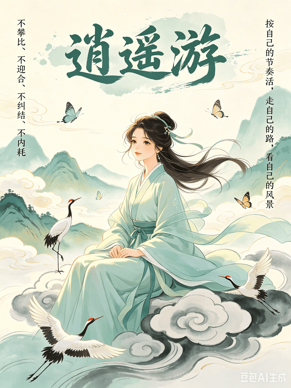 Eastern philosophical wisdom Series No. 36: Zhuangzi’s "Wandering at Ease" — Living Without Shackles I. Philosophical Interpretation Zhuangzi’s "Wandering at Ease" (Xiao Yao You) is not about being reckless or idle. It is about liberating the mind from the shackles of external judgment, secular standards, and emotional obsessions. We are often kidnapped by "shoulds," "musts," and the pressure to conform, leading to a life of exhaustion and suppression. True "wandering" is inner freedom: not comparing, not people-pleasing, and not overthinking. It is about living at your own pace, walking your own path, and viewing your own scenery with a heart that is open and unconfined. II. Practical Application You don’t have to be a victim of age anxiety; being single at 30 can be a wonderful choice. You don’t have to be swallowed by "hustle culture"; working steadily is just as valid as racing to the top. If you make a mistake, fix it and let it go.  Those who once felt suffocated by societal expectations find that a "wandering" mindset brings immense relief. They become more attuned to the freedom of the wind, the drifting of clouds, and the stretching of their own souls. III. Summary "Wandering at Ease" is the ultimate form of freedom. Real freedom isn't the ability to do whatever you want; it’s the strength to refuse what you don’t want. It isn’t about external indulgence, but internal release. When you are no longer bound by others' eyes, social benchmarks, or the chains of desire, you are free. If the heart is free, you can wander anywhere. This isn't about escaping reality; it’s about keeping your soul intact within reality. It’s not about being irresponsible; it’s about not letting responsibilities crush your spirit. To practice this, let go of obsession and accept yourself. Focus on your own journey. You will find that beauty is everywhere: in the morning breeze, the sunset glow, and the warmth of companionship. A mind without shackles is the highest state of human existence. Sagesse de la Philosophie Orientale Série n° 36 : « La flânerie sereine » de Zhuangzi – Vivre libre  I. Interprétation philosophique  La flânerie sereine (Xiao Yao You) de Zhuangzi ne prône ni l’insouciance ni l’oisiveté. Il s’agit de libérer l’esprit des chaînes du jugement extérieur, des normes profanes et des obsessions émotionnelles. Nous sommes souvent prisonniers des « il faut », des « obligations » et de la pression sociale, ce qui nous conduit à une vie d’épuisement et d’oppression. La véritable flânerie est une liberté intérieure : ne pas se comparer aux autres, ne pas chercher à plaire à autrui, ne pas trop réfléchir. Il s’agit de vivre à son propre rythme, de suivre son propre chemin et de contempler son environnement avec un cœur ouvert et libre.  II. Application pratique Nul besoin de subir l’angoisse de l’âge ; être célibataire à 30 ans peut être un choix merveilleux. Nul besoin de se laisser happer par la « culture du surmenage » ; travailler régulièrement est tout aussi valable que de viser le sommet. Si vous faites une erreur, corrigez-la et passez à autre chose.  Ceux qui se sentaient autrefois étouffés par les attentes de la société trouvent un immense soulagement dans une attitude vagabonde. Ils deviennent plus sensibles à la liberté du vent, au vol des nuages et à l'épanouissement de leur âme.  III. Résumé « Vagabonder en toute sérénité » est la forme ultime de liberté. La véritable liberté n'est pas la capacité de faire tout ce que l'on veut ; c'est la force de refuser ce que l'on ne veut pas. Il ne s'agit pas de céder aux plaisirs extérieurs, mais de se libérer intérieurement.  Lorsque vous n'êtes plus prisonnier du regard des autres, des normes sociales ou des chaînes du désir, vous êtes libre. Si le cœur est libre, vous pouvez aller où bon vous semble. Il ne s'agit pas de fuir la réalité, mais de préserver l'intégrité de son âme au sein même de celle-ci. Il ne s'agit pas d'être irresponsable, mais de ne pas laisser les responsabilités vous accabler.  Pour pratiquer cela, abandonnez l'obsession et acceptez-vous tel que vous êtes. Concentrez-vous sur votre propre chemin. Vous découvrirez que la beauté est partout : dans la brise matinale, les lueurs du crépuscule et la chaleur de la compagnie. Un esprit libre de toute entrave est l'état le plus élevé de l'existence humaine.