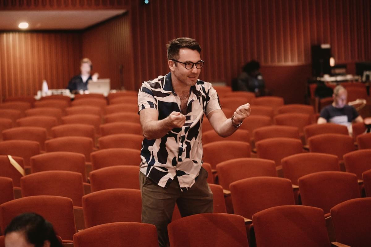 Music directing A WRINKLE IN TIME at NYSAF in Summer 2023. Credit: Emilio Madrid.