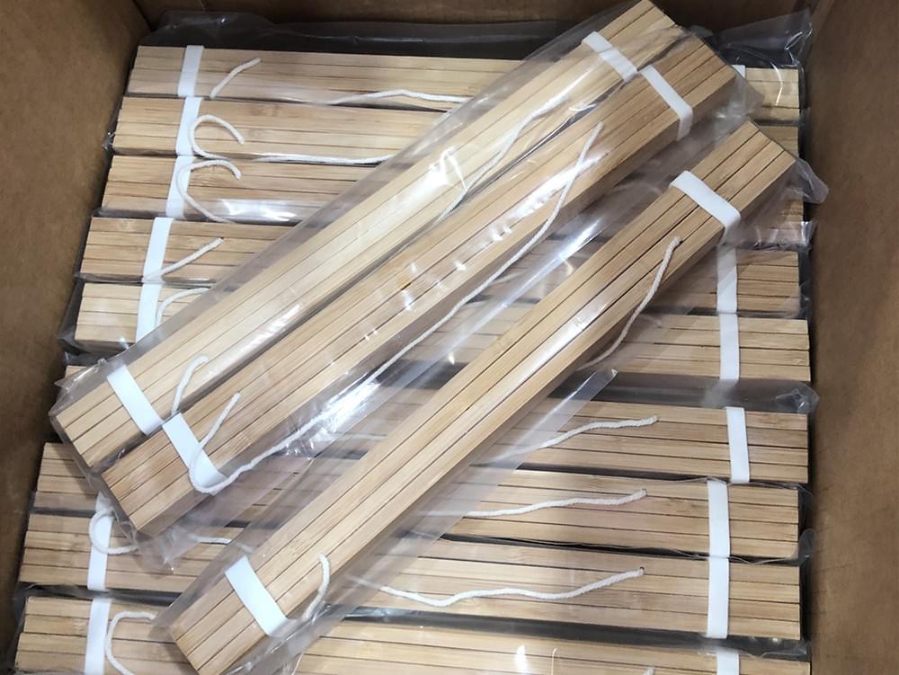 Bulk magnetic wooden poster hangers individually packed for wholesale orders