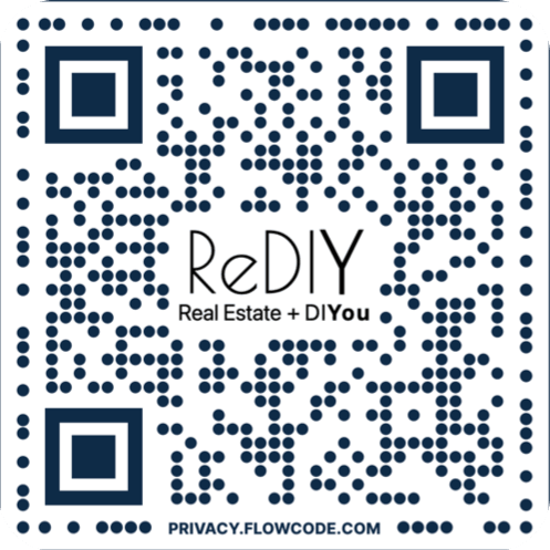 ReDiY smart signage with QR code linking directly to dedicated home listing page