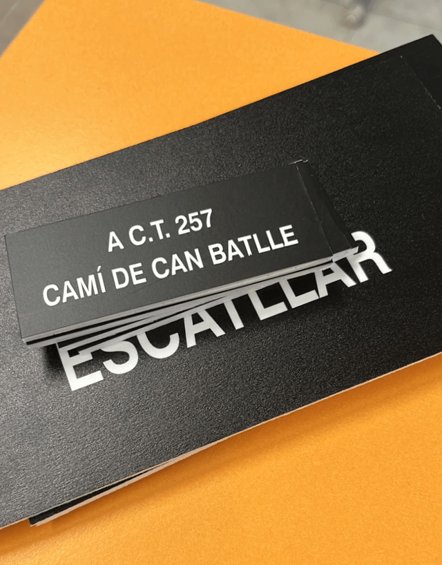 Suports rígids Rètols Olot