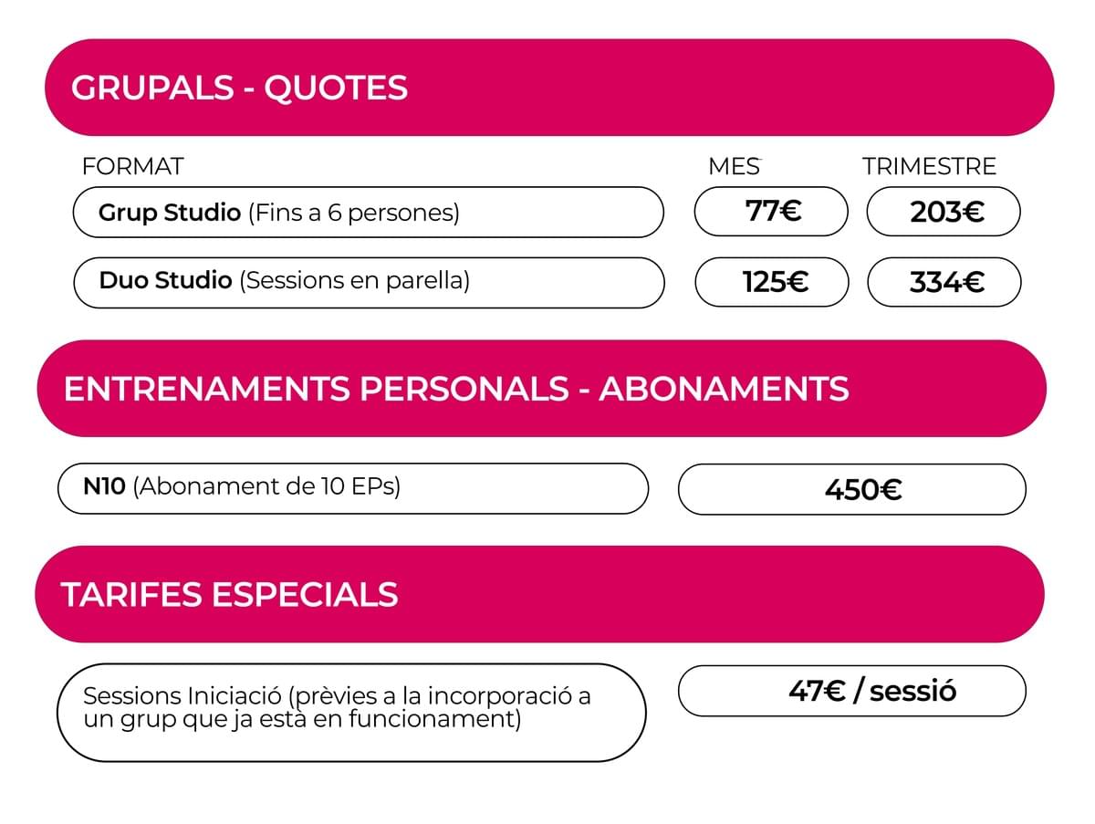 tabla de precios de los servicios tabla de precios de los servicios