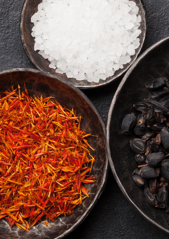 Especias para productos alimentarios