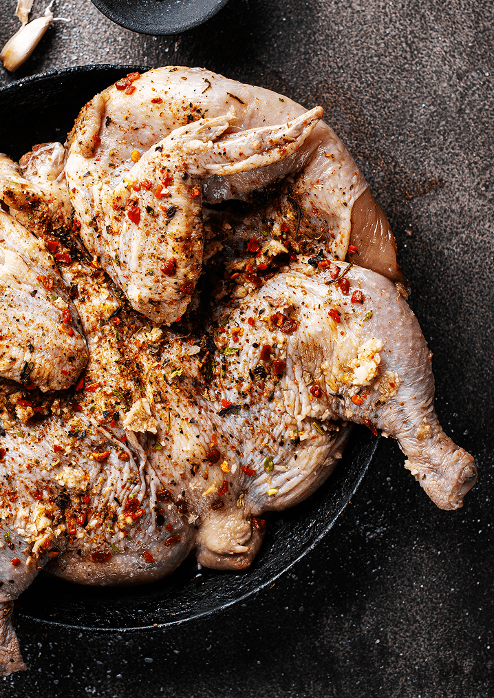 Pollo sazonado Halal