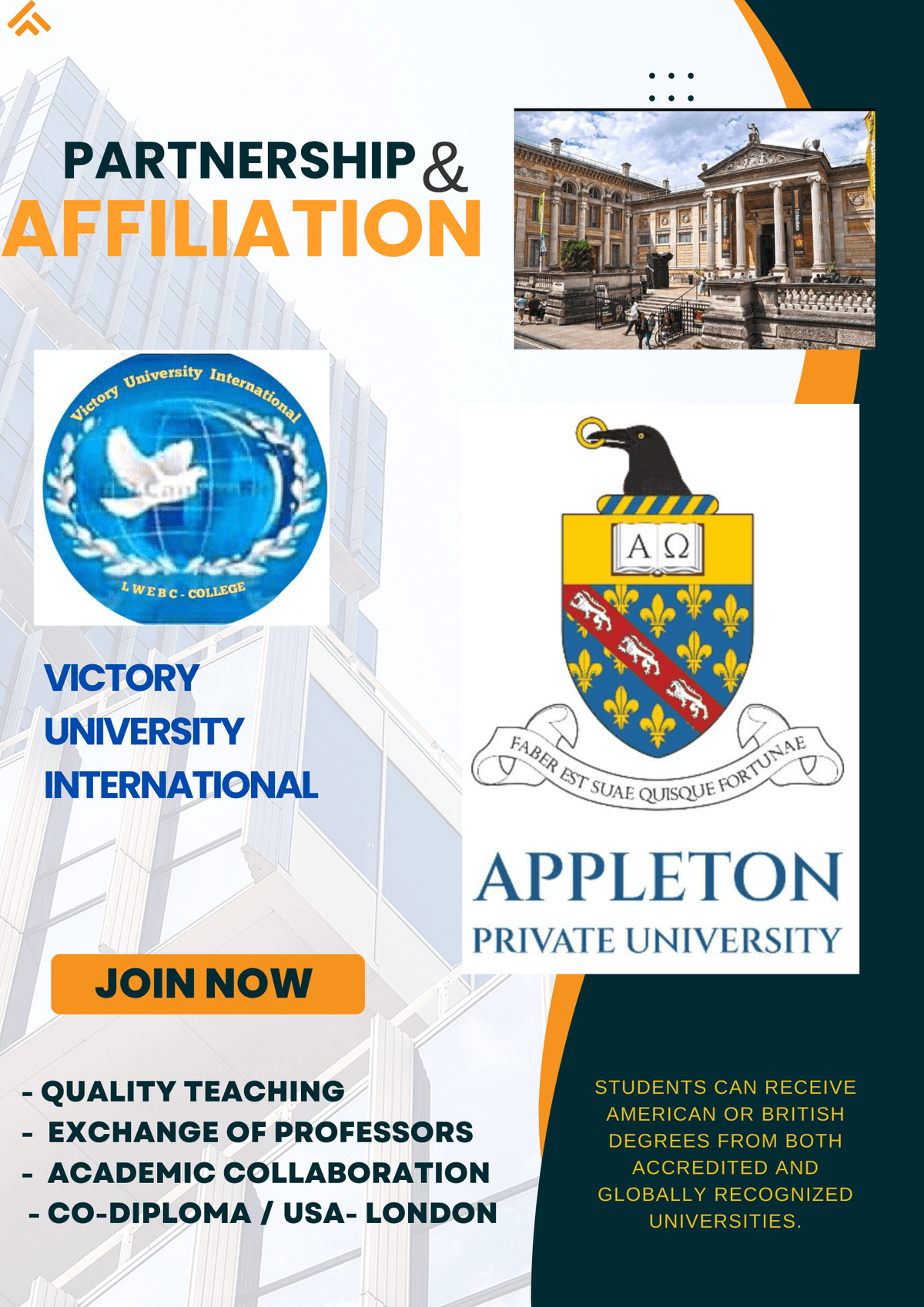 Join a vibrant international community that fosters cultural exchange and global perspectives, preparing you for a connected world. International Community Our Offerings Formation et école Supérieure