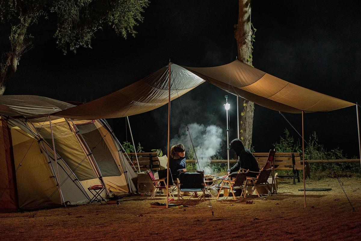[Camp Name] peaceful campsite in the iSimangaliso Wetland Park, South Africa