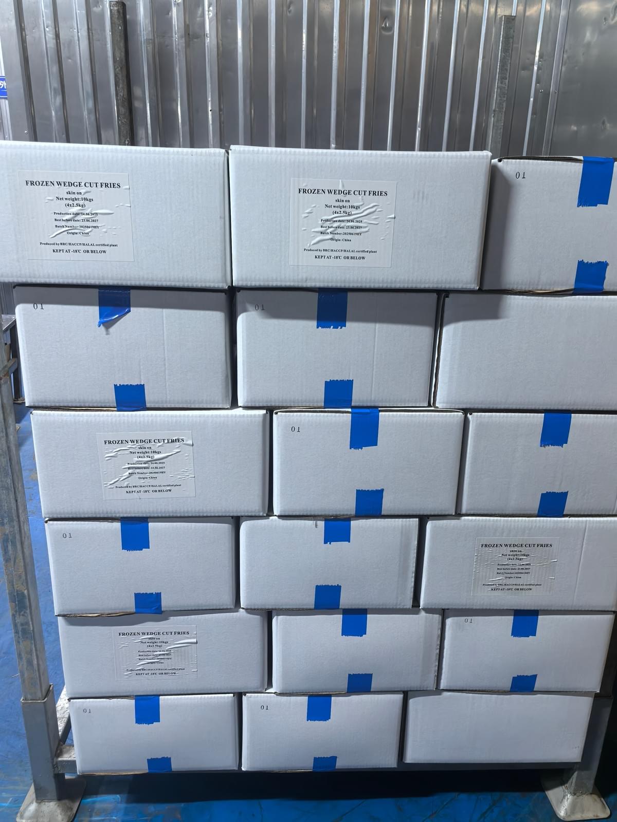 Frozen Potato Wedges for Chain Restaurants