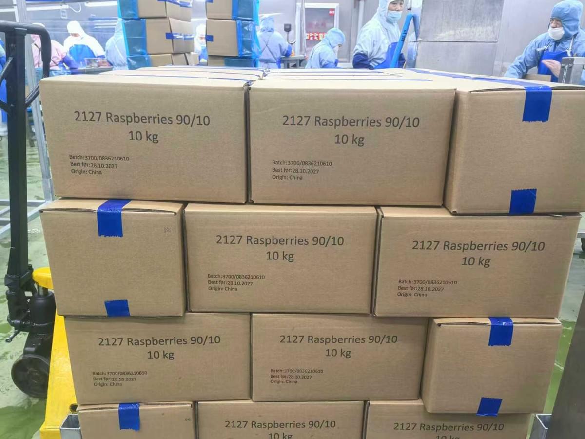 Wholesale Frozen Red Raspberries