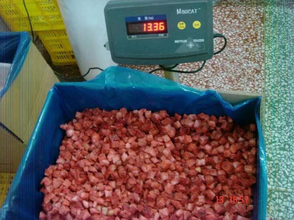 IQF Diced Strawberries