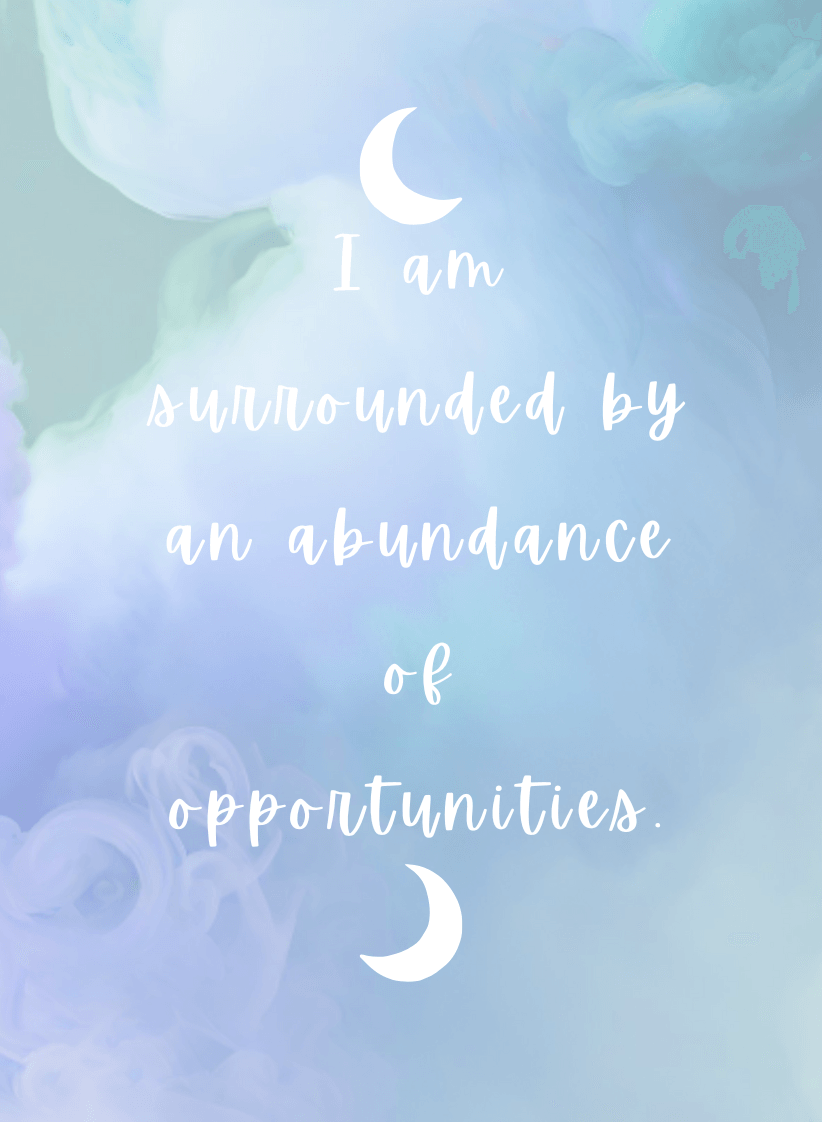 30 Intention Setting Affirmation Cards (2.5x3.5)