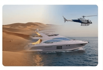 Collection of top Dubai activities including desert safaris, dhow cruises, and city tours offered by TravelNestDxb
