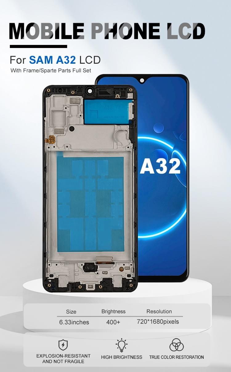 SUPER QUEST SOL Mobile Phone Lcds Screen Original Replacement for SAM A32