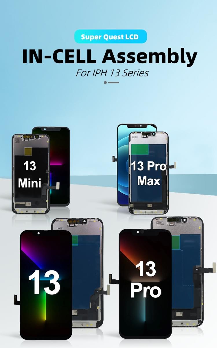 SUPER QUEST SOR Mobile Phone LCD Touch Screen for Iphone 13 13Mini 13 Pro 13Pro Max