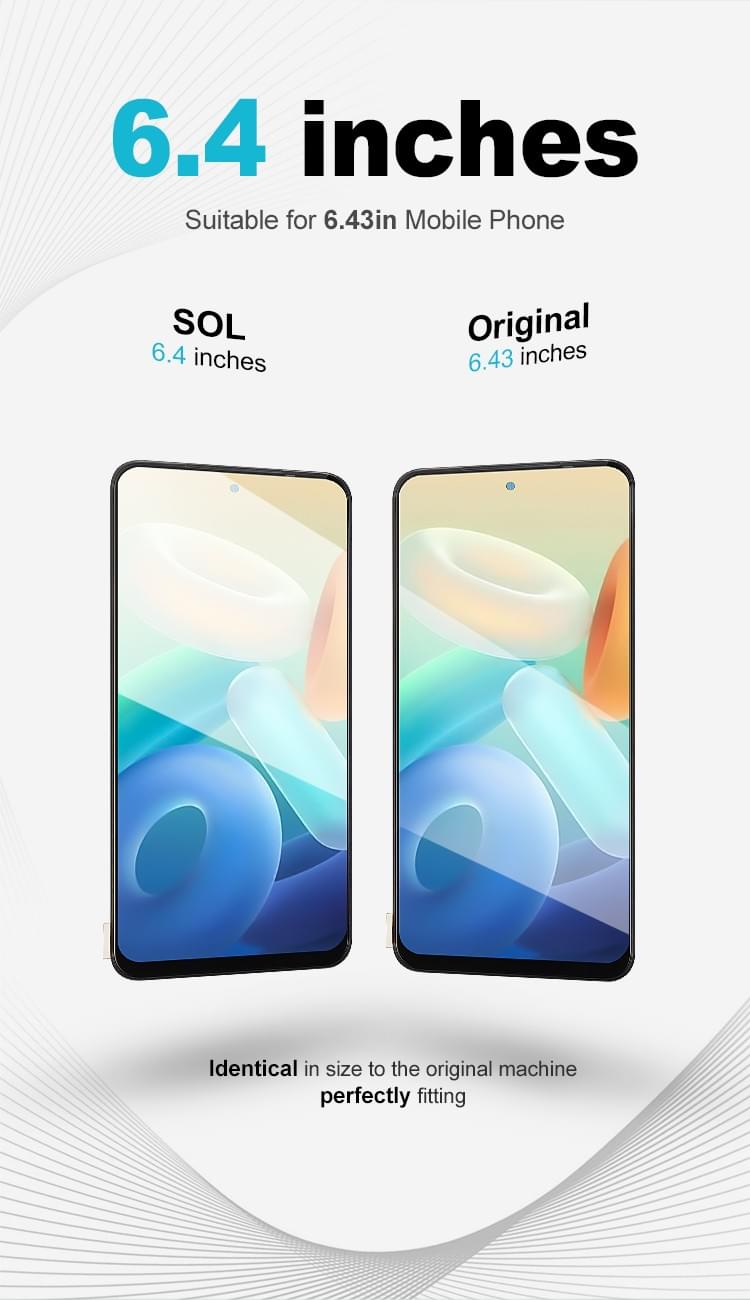 SUPER QUEST SOR Mobile Phone Display Touch Screen for RM Note 10s(4g)