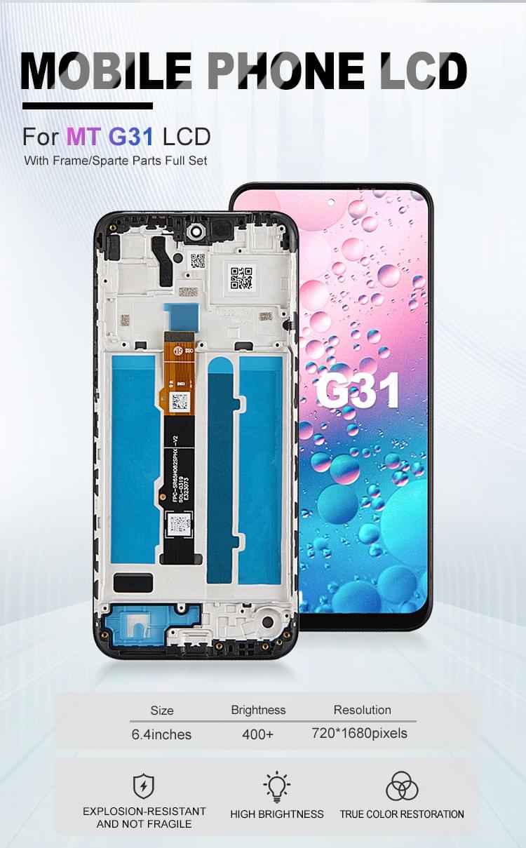 SUPER QUEST SOR High Quality Mobile Phone LCD Display for MT G31