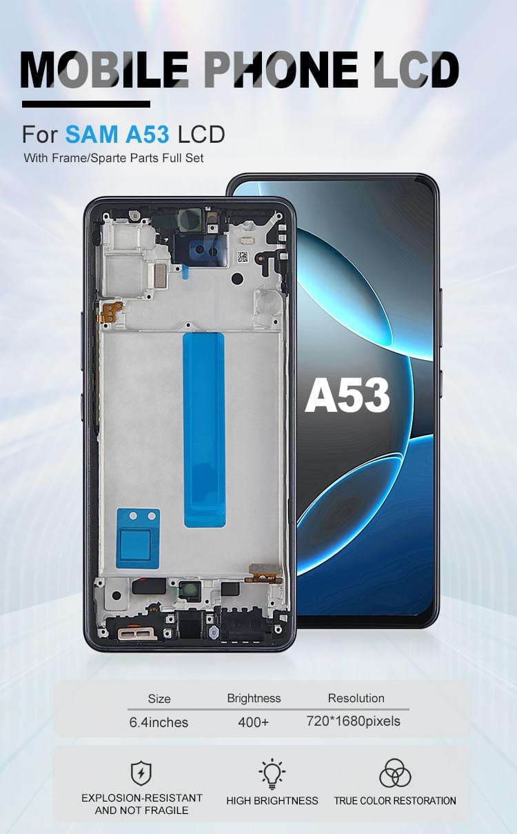 SUPER QUEST SOL Lcd Screen Replacement Assembly Original for SAM A53