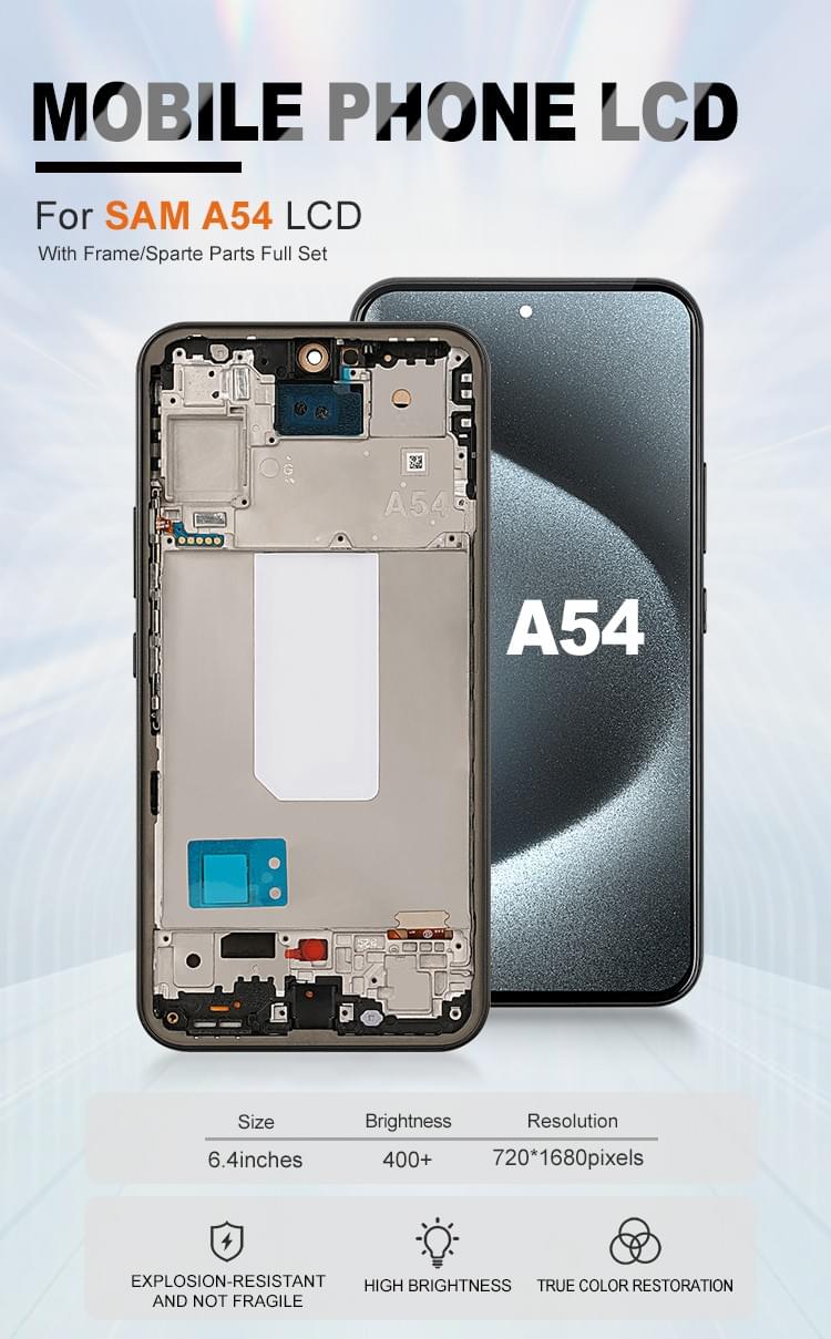 SUPER QUEST SOL Lcd Display Touch Screen Digitizer Assembly Parts for SAM A54