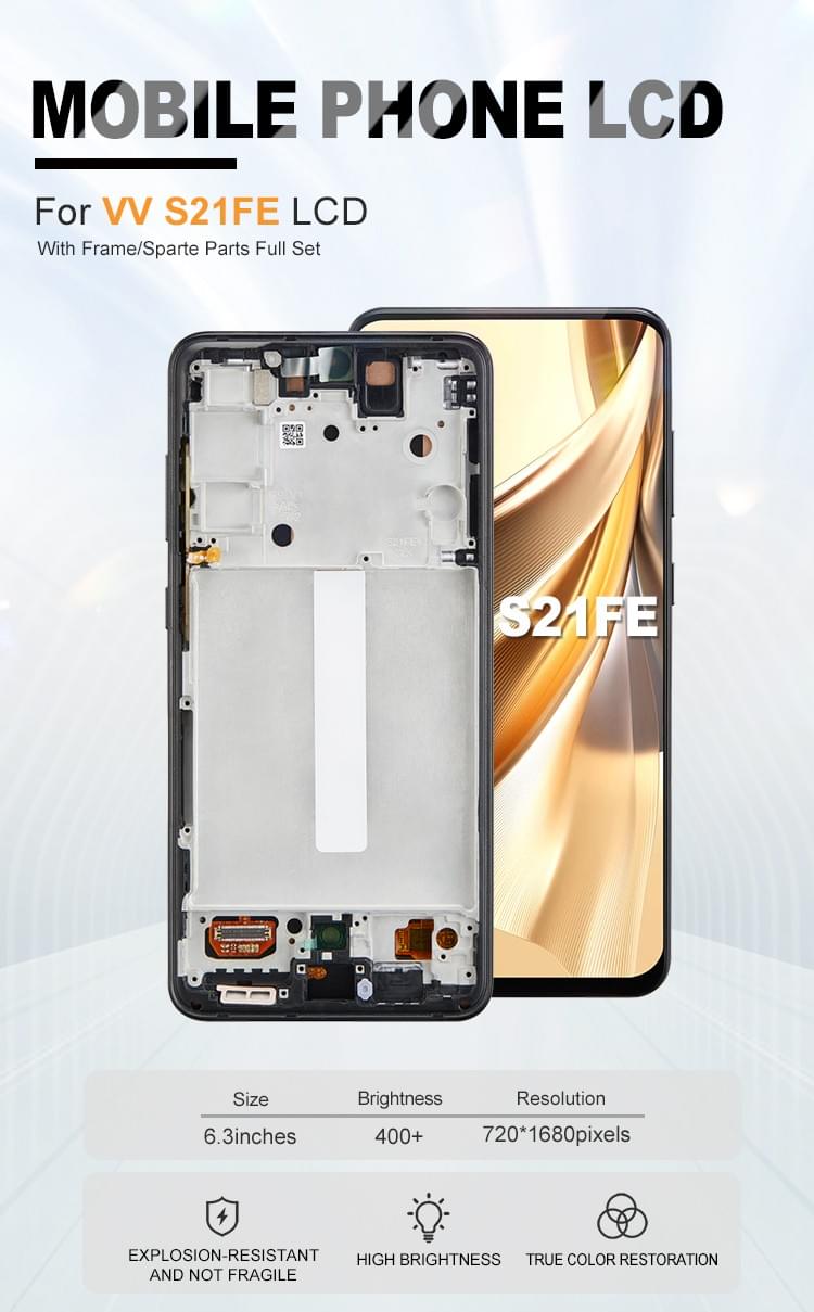 SUPER QUEST SOL Mobile Phone Lcds Touch Display for VV S21FE