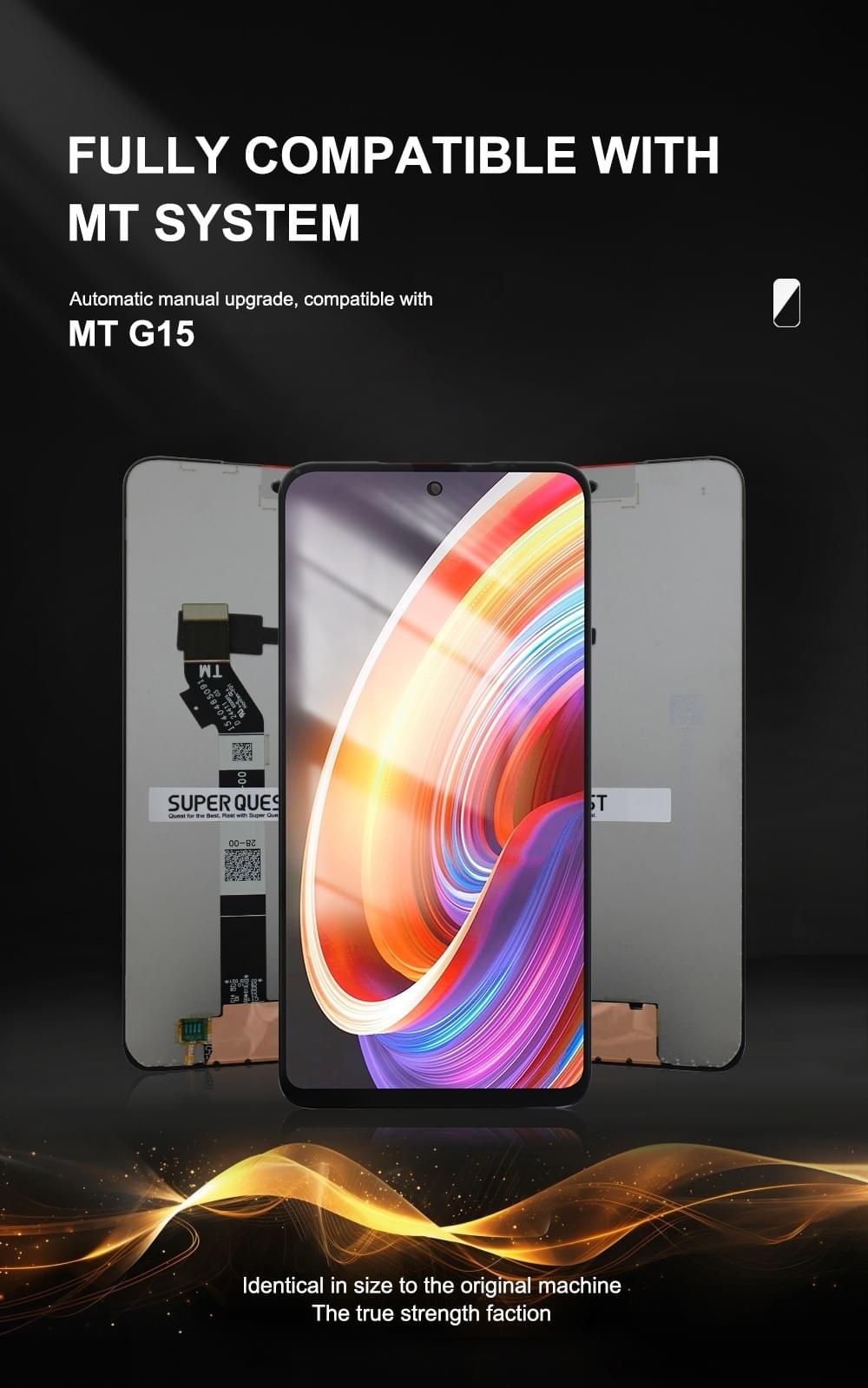 SUPER QUEST SOR LCD Display Touch Screen Digitizer Assembly for MT G15