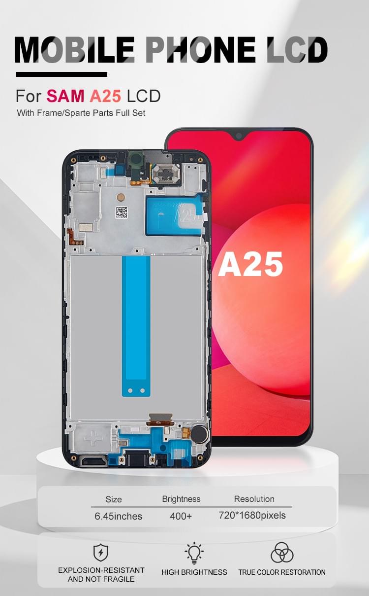 SUPER QUEST SOL Mobile Phone Screen Replacement Lcd for SAM A25