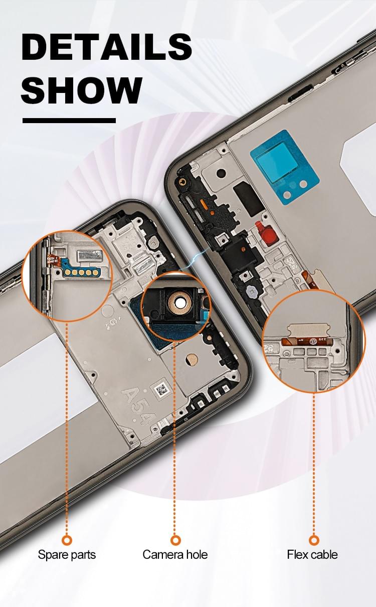 SUPER QUEST SOL Lcd Display Touch Screen Digitizer Assembly Parts for SAM A54
