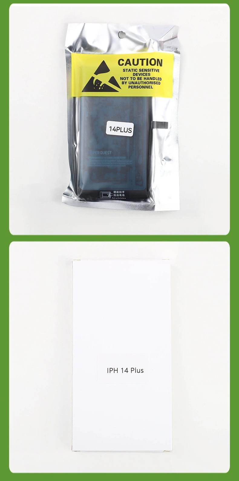 SUPER QUEST 4325mAh High Capacity Lithium Ion Mobile Phone Batteries for iphone14 Plus
