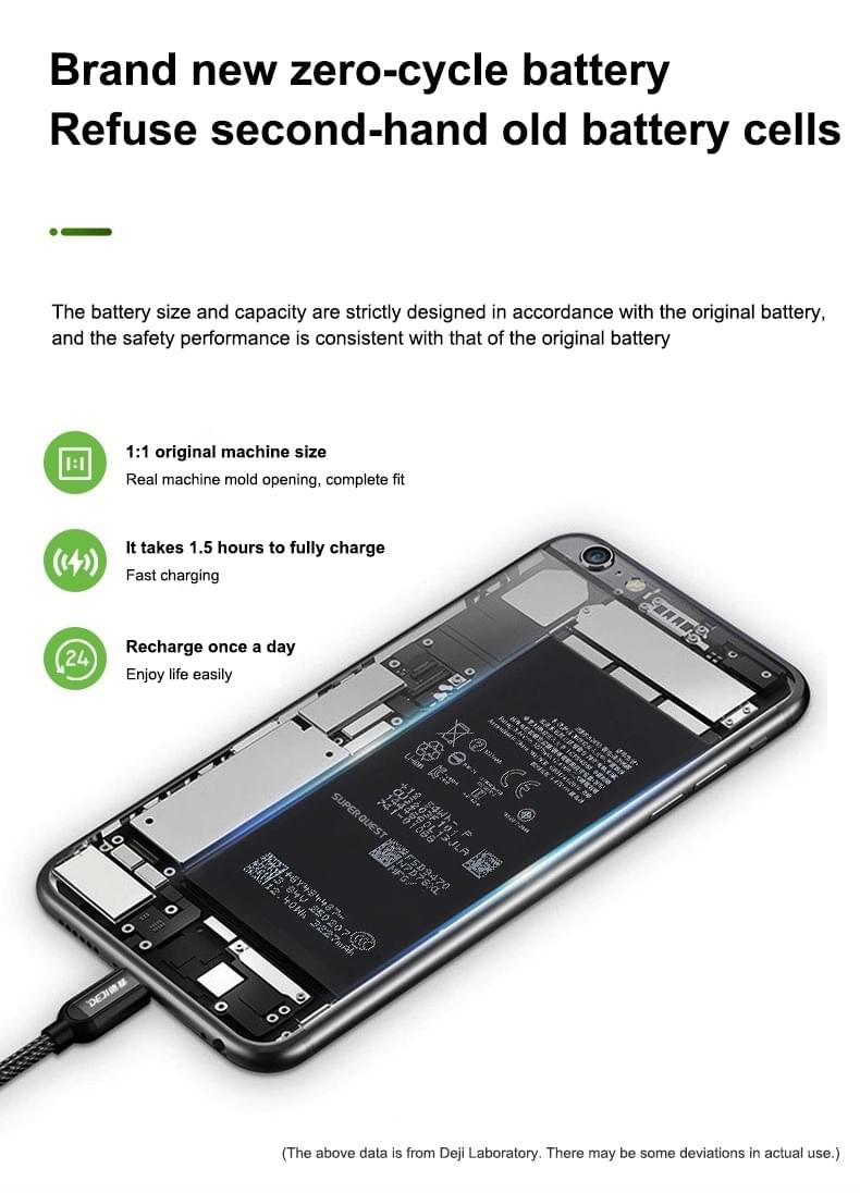 SUPER QUEST 3227mAh High Performance Phone Batteries for iphone13