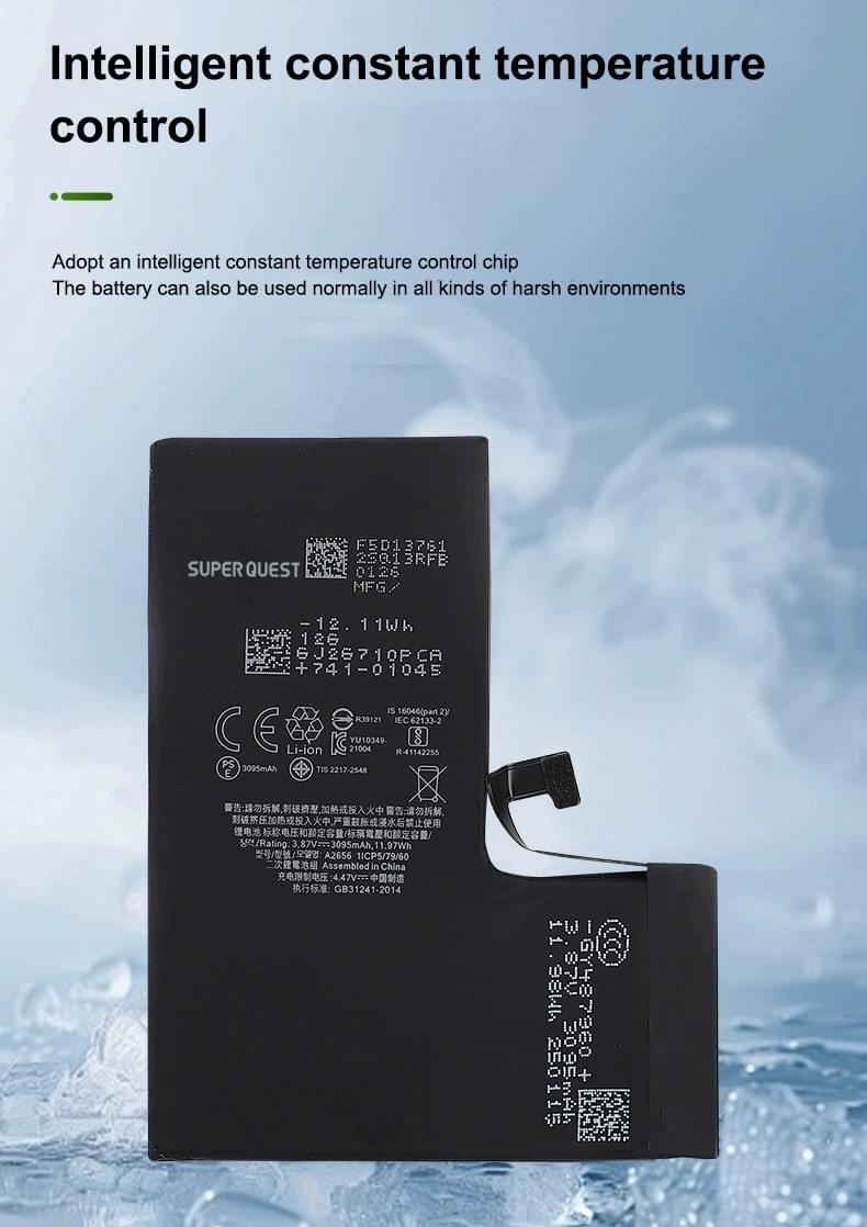 SUPER QUEST 3095mAh Professional Mobile Phone Replacement Battery for iphone13 pro